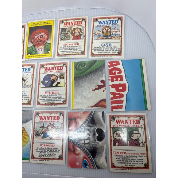 14 Garbage Pail Kids Cards 1986 Topps‎ Series 4 & 5 Stickers Vintage GPK - Picture 14 of 16